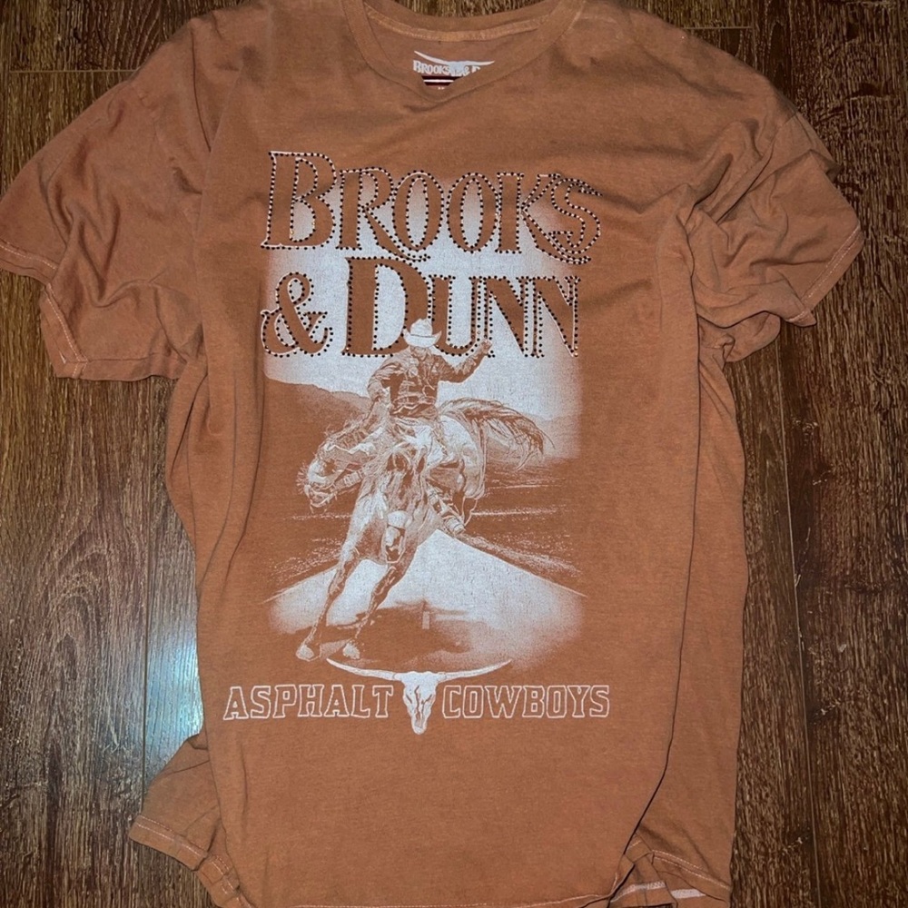 Asphalt Cowboys Men's Brown T-Shirt